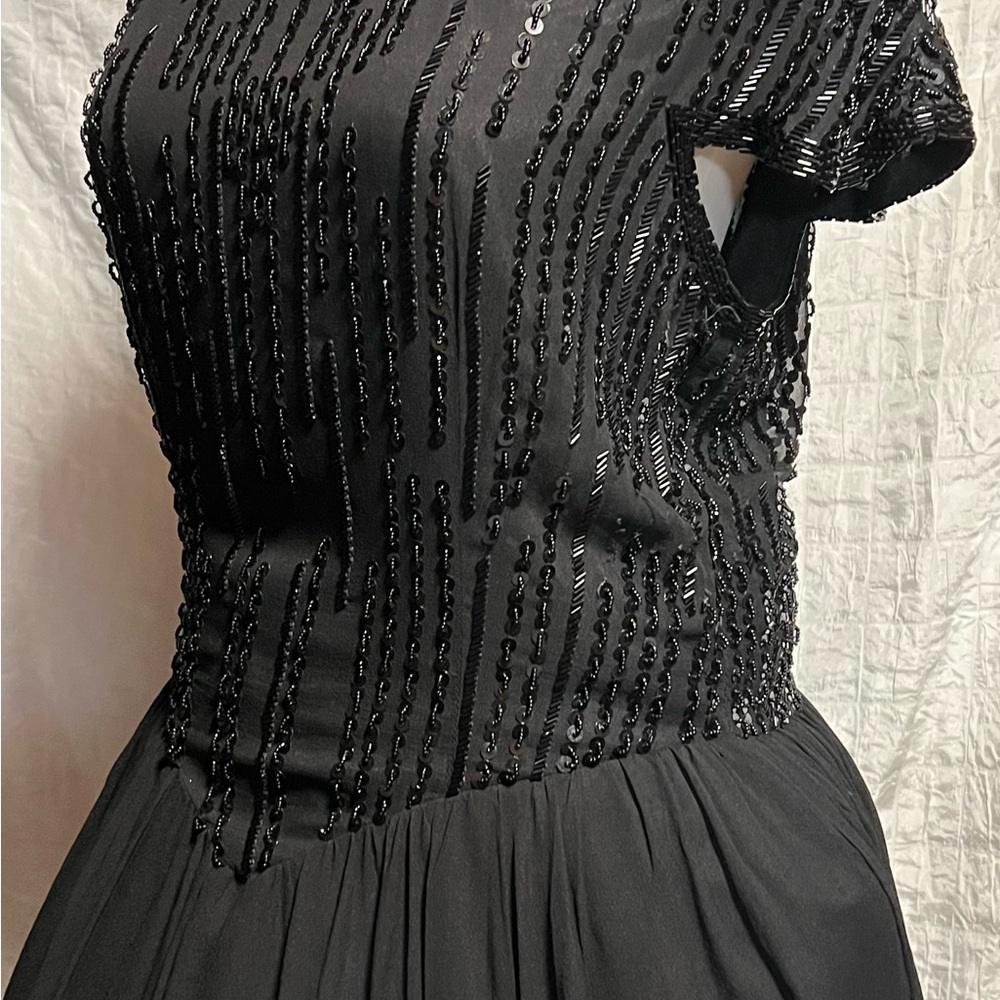 Albert Nipon Black Evening Dress - image 6